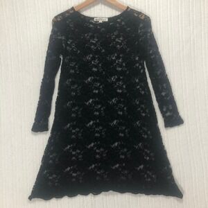 Wallflower Lace‎ Dress Long Sleeve Black Party Cocktail Mini Dress M